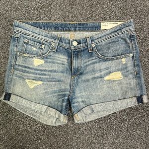 Rag and bone x Aritzia denim shorts